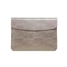 Horizontal Litchi Texture Laptop Bag Liner Bag For MacBook 12 Inch A1534(Liner Bag Golden) - 1
