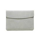 Horizontal Litchi Texture Laptop Bag Liner Bag For MacBook  13.3 Inch A1502 / 1425/1466/1369(Liner Bag Gray) - 1