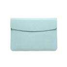 Horizontal Litchi Texture Laptop Bag Liner Bag For MacBook 15.4 Inch A1398(Liner Bag Green) - 1