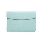 Horizontal Litchi Texture Laptop Bag Liner Bag For MacBook   13 Inch A1708 / 1706/1989 / A2337 / A2338(Liner Bag Green) - 1