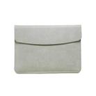 Horizontal Litchi Texture Laptop Bag Liner Bag For MacBook 15 Inch A1707 / 1990(Liner Bag Gray) - 1