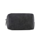 2 PCS  Portable Digital Accessory Leather Bag Single Layer Storage Bag, Colour: Sheepskin (Black) - 1