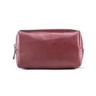 2 PCS  Portable Digital Accessory Leather Bag Single Layer Storage Bag, Colour: Microfiber Sheepskin (Red) - 1