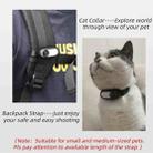 Sunnylife  IST-Q9335 Camera Strap Silicone Protective Cover Wristband Palm Backpack Bicycle Strap Cat Collar For Insta360 GO2(Black) - 5