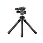 Ulanzi MT-28 Foldeable Carbon Fiber Extension Tripod Stand + U-120 Tripod Panoramic Ballhead with Cold Shoe Base - 1