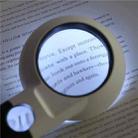 CH55-8L Hand-Held With LED Lamp Magnifier Double Lens 7 Times / 20 Times Portable Magnifying Glass - 5