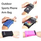 Outdoor Sports Phone Arm Bag Elastic Breathable Cycling Running Wrist Bag For Mobile Phones Under 5.5 inch(Black) - 2
