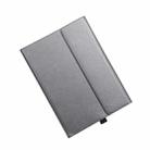 Clamshell  Tablet Protective Case with Holder For MicroSoft Surface Pro4 / 5/6 12.3 inch(Lamb Pattern / Gray) - 1
