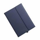 Clamshell  Tablet Protective Case with Holder For MicroSoft Surface Pro4 / 5/6 12.3 inch(Lamb Pattern / Blue) - 1