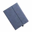 Clamshell  Tablet Protective Case with Holder For MicroSoft Surface Pro3 12 inch(Sheepskin Leather / Blue) - 1