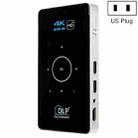 C6 1G+8G Android System Intelligent DLP HD Mini Projector Portable Home Mobile Phone Projector， US Plug  (Black) - 1