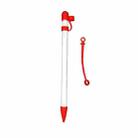 2 PCS 3 In 1 Anti-lost Pen Cap + Anti-lost Conversion Cable + Pen Tip Protective Case Set For Apple Pencil(Red) - 1