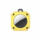 2 PCS For Apple Airtags Positioning Tracker Anti-Drop Anti-Lost Case Printing Protective Case(Yellow) - 1