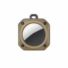 2 PCS For Apple Airtags Positioning Tracker Anti-Drop Anti-Lost Case Printing Protective Case(Brown) - 1