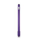 5 PCS Stylus Silicone Protective Case For Apple Pencil 1(Purple) - 1