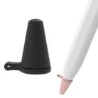 25 PCS Silicone Stylus Nib Case For Apple Pencil 1 / 2 & Huawei Magic Pencil(Black) - 1