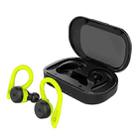 BE1032 Ear-mounted Waterproof Sports TWS Wireless Bluetooth Earphone(Fluorescent Green) - 1