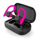 BE1032 Ear-mounted Waterproof Sports TWS Wireless Bluetooth Earphone(Rose Red) - 1