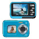 WDC901 3.5m Waterproof 48MP HD Dual Screen Outdoor Sports Digital Camera US Plug(Blue) - 1