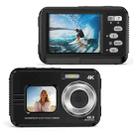 WDC901 3.5m Waterproof 48MP HD Dual Screen Outdoor Sports Digital Camera UK Plug(Black) - 1
