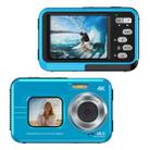 WDC901 3.5m Waterproof 48MP HD Dual Screen Outdoor Sports Digital Camera UK Plug(Blue) - 1