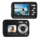 WDC901 3.5m Waterproof 48MP HD Dual Screen Outdoor Sports Digital Camera EU Plug(Black) - 1