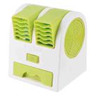 Mini Silent Dual-port Bladeless Cooling Fan(Green) - 1