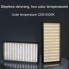 1008 LEDs Stepless Adjustment Live Fill Light Reversible Photography Soft Light, EU Plug(14 inch) - 6