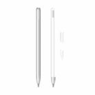 2 Sets 3 In 1 Stylus Silicone Protective Cover + Two-Color Pen Cap Set For Huawei M-Pencil(White) - 1