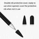 2 Sets 3 In 1 Stylus Silicone Protective Cover + Two-Color Pen Cap Set For Huawei M-Pencil(Black) - 3