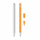 2 Sets 3 In 1 Stylus Silicone Protective Cover + Two-Color Pen Cap Set For Huawei M-Pencil(Orange) - 1