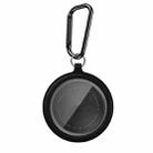 3 PCS For AirTag Tracker TPU All-Inclusive  Protective Cover Case With Package and Hook(Black) - 1