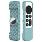 2 PCS Remote Control All-Inclusive Protective Cover, Applicable Model: For Apple TV 4K(Pine Green) - 1