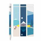 2 PCS 3 in 1 Stylus Frosted Protective Film Sticker Set For Apple Pencil 1(AP077) - 1