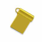 Zsumi1 USB2.0 High Speed Mini Metal U Disk, Capacity:16GB(Gold) - 1