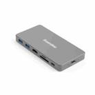 Blueendless Mobile Hard Disk Box Dock Type-C To HDMI USB3.1 Solid State Drive, Style: 7-in-1 (Support M.2 NVME) - 2
