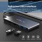 Blueendless Mobile Hard Disk Box Dock Type-C To HDMI USB3.1 Solid State Drive, Style: 6-in-1 (Support M.2 NGFF) - 4