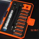 Obadun 9802B 52 in 1 Aluminum Alloy Handle Hardware Tool Screwdriver Set Home Precision Screwdriver Mobile Phone Disassembly Tool(Orange Box) - 2