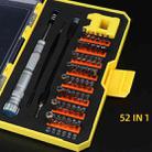 Obadun 9802B 52 in 1 Aluminum Alloy Handle Hardware Tool Screwdriver Set Home Precision Screwdriver Mobile Phone Disassembly Tool(Yellow Box) - 2