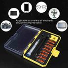 Obadun 9802B 52 in 1 Aluminum Alloy Handle Hardware Tool Screwdriver Set Home Precision Screwdriver Mobile Phone Disassembly Tool(Yellow Box) - 6