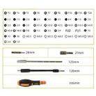 53 in 1 Multi-Function Chrome Vanadium Steel Glasses Screw Hardware Tool(Orange) - 6