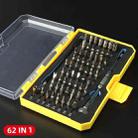 62 in 1 Screwdriver Combination Set Multi-Functional Precision Screw Computer Disassembly Hardware Tool(Yellow Box) - 2