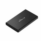 Blueendless U23T 2.5 inch Mobile Hard Disk Case USB3.0 Notebook External SATA Serial Port SSD, Colour: Type-C to USB (Black) - 1