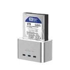 Blueendless 2.5 / 3.5 Inch Universal Hard Drive Base USB3.0 To SATA Hard Drive Case, US Plug(HD01HUB) - 2