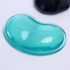 Heart-shaped Transparent Silicone Mouse Pad Non-slip Crystal Wrist Mouse Pad(Green) - 1