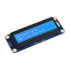 Waveshare 23991 LCD1602 I2C Module, White with Blue Background, 16x2 Characters, 3.3V/5V - 1