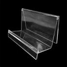 10 PCS Thickened Transparent Wallet Holder Plastic Phone Mask Display Stand Counter Display Stand,Specification: No. 4 1 Layer - 1