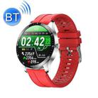 S80 Heart Rate And Blood Pressure Multi-Sports Mode Smart Sports Bracelet,Specification: Red Silicon - 1