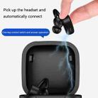 W-04 Ear-mounted Waterproof TWS Wireless Bluetooth Sports Earphone, Colour: Black LED Display - 3