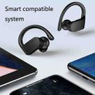 W-04 Ear-mounted Waterproof TWS Wireless Bluetooth Sports Earphone, Colour: Black LED Display - 4